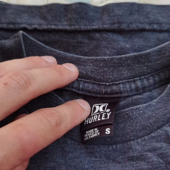 Hurley short sleeved gray logo t-shirt - Picture 3 of 4